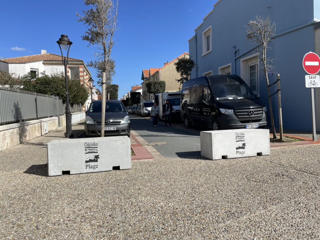 Bloc fermeture d’accès temporaire – Mairie de Châtelaillon Plage